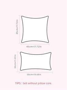 1 件/2 件豹纹抱枕套，雪尼尔提花面料，滚边，现代北欧动物图案，适合客厅、卧室、沙发、花园派对，四季皆宜，无枕芯，12 英寸 X 20 英寸，18 英寸 X 18 英寸 - 黑與白 - 查看 3