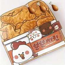 One Size Homemade Waffle Paper Toy Book For Quiet Book, Food Crafting, And Cute Paper Dolls With Materials For Decompression And Scrapbooking