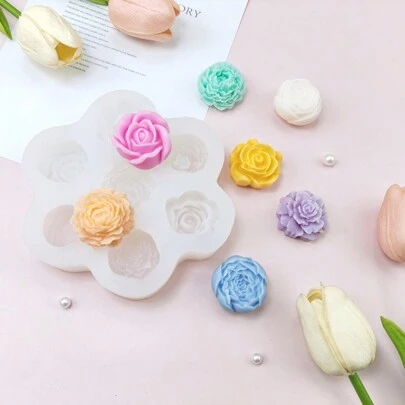 1 个花朵形状硅胶模具