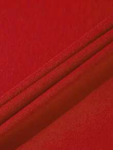 Plus Size Letter Print T-Shirt - Comfortable Crew Neck, Short Sleeve, Casual Daily Top With Relaxed Fit - Perfect For Women's Everyday Wear, Lounging, And Outdoor Activities - 紅色 - 查看 2