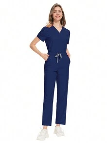 手术服制服女士护士制服薄款透气护理手术服上衣弹力手术服裤子医生工作服水疗工作服