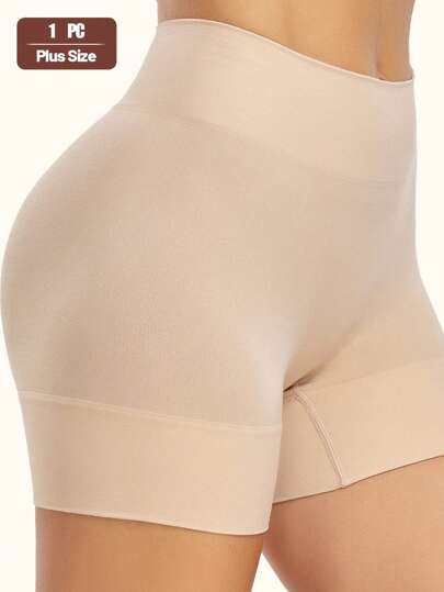 Plus Size Women's Seamless, Smooth Shaping, Anti-Chafing Hipster Panties
