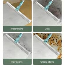 Magic Silicone Broom, Wet & Dry Use, Bathroom & Toilet Floor Water Squeegee, Instant Clean, Say Goodbye To Dirt Home Bathroom Decor Summer Back To School