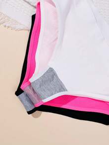 5 件装多色无缝低腰收腹舒适透气女式比基尼三角裤 - 彩色 - 查看 6