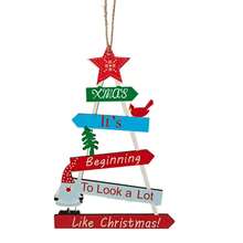 1 szt. Kreatywna drewniana dekoracja świąteczna, DIY choinka, wystrój domu, Boże Narodzenie