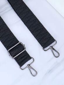 Adjustable Embroidered Bag Strap Handbag Purse Strap For Crossbody Shoulder Bag Gifts For Women Winter - Black - View 4