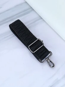 Adjustable Embroidered Bag Strap Handbag Purse Strap For Crossbody Shoulder Bag Gifts For Women Winter - Black - View 2