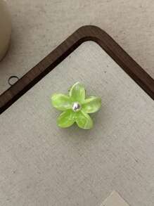 1pc Sweet & Lovely Girls Style Flower Claw Clip, Fine Hair Clips With Strong Hold, Suitable For Various Hairstyles, Hair Claw For Girls' Hair, Decorative Hair Accessories Hair Jaw Clip Hair Clamps Hair Clutch Hair Claw Clip Fall Winter For Vacation Outfits Woman