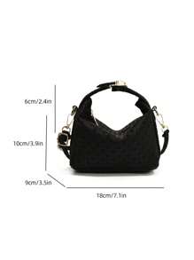 时尚女士小号斜挎包、迷你纯色手提包、单肩钱包