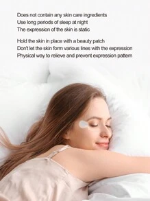 CIMACA 27 片抗皱提拉美容贴，适用于面部、额头、颈部紧致、皮肤护理、去除皱纹、塑造面部轮廓，适合作为旅行礼物 - 無色 - 查看 3