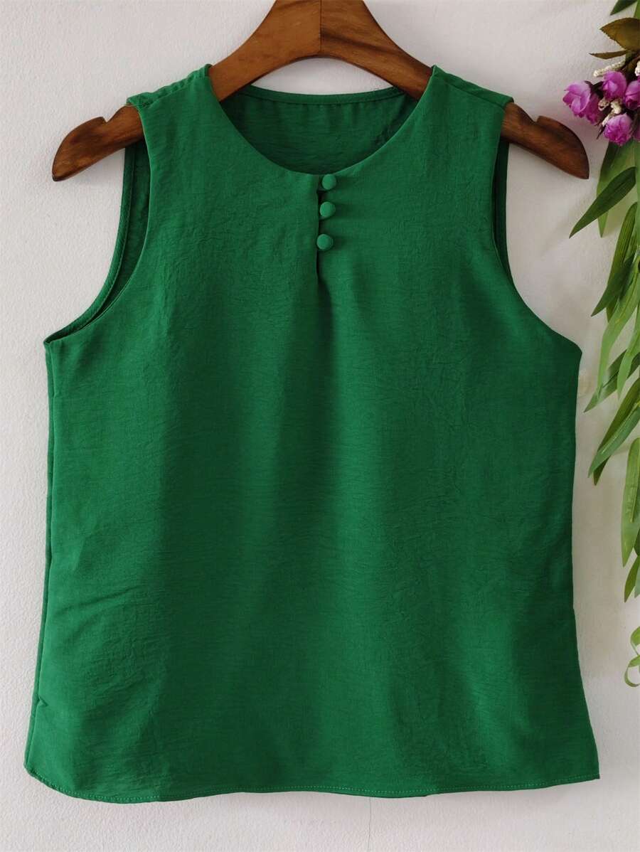 Women's Vest - màu xanh lá - Xem 1
