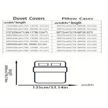 3 件套 100% 涤纶拉绒花卉柔软羽绒被套套装（1 个羽绒被套 + 2 个枕套），不含填充物 - 菲青 - 查看 2