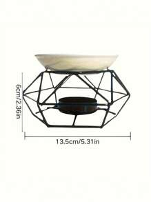 1 Conjunto de portavelas de cerámica, difusor de aceites esenciales, calentador de cera, decoración con diseño de nido de pájaros de moda (velas no incluidas), regalo festivo, regalos para ella, regalo de Navidad, regalo de Halloween