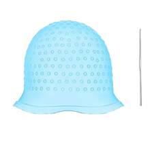 1pc Simple Hair Dyeing Cap Set With Highlighting Needle, Silicone Highlighting Cap & Hair Dyeing Cap,Bonnet,Shower Cap,Hair Products And Accessories For Barber Salon Beauty Travel Essentials