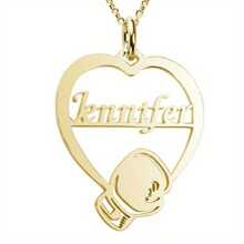 1 chiếc vòng cổ tùy chỉnh cá nhân cho nam và nữ, găng tay đấm bốc hình trái tim, mặt dây chuyền hình trái tim, vòng cổ tên chữ cái tiếng Anh có thể tùy chỉnh, quà tặng Giáng sinh, ngày lễ tình nhân, sinh nhật, kỷ niệm - Nhiều màu - Xem 18