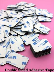 100 片/包超强双面胶带，日常休闲家居用品返校 - 黑色 - 查看 2