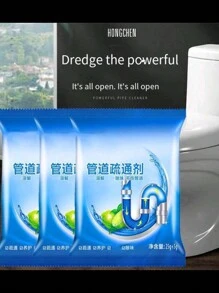 10pcs Super Strong Drain Cleaner To Drain Your Kitchen Sink, Toilet And Pipe In Seconds