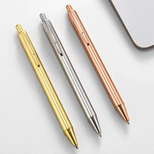 1-3支金色/银色/玫瑰金金属圆珠笔，书写流畅，1毫米中号笔尖，适用于婚礼、商务、办公、学生、教师、男女皆宜，可作为返校礼物