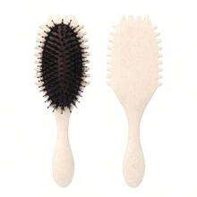 Elastic Curly Hair Brush - Nylon  Hair Brushes For Curly And Wavy Hair, Anti-Static Detangling Combs, Fine-Tooth Comb ABS Plastic Handle, Brush For Gentle Scalp Massage, Spring Curl Define Styling Brush  For Curly Hair Styles, Back To School, Travel Holiday Essentials, Hair Accessories For Women - Multicolor - View 14