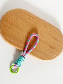 1pc Colorful Keychain Lanyard Strap, Phone Accessory, Key Ring & Phone Case Holder Halloween Gift Souvenir Car Accessories Bag Charm School