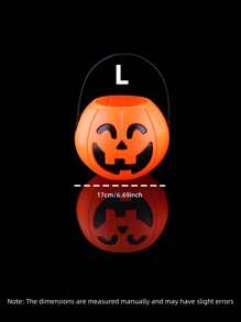 7pcs/5pcs Halloween Pumpkin Buckets, New 7pcs Twisted Eye Pumpkin Bucket Holiday Handheld Toys, Scary Halloween Elements Handheld Pumpkin Bucket, 5pcs Funny Pumpkin Jar Decorations, For Halloween Decoration, Pumpkin Buckets, Bar Nightclub Props, Candy Container, Handheld Pumpkin Bucket,Christmas