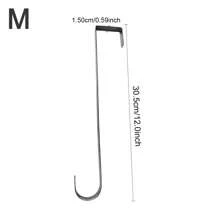 1 chiếc móc trang trí bằng sắt đơn giản, giá treo đồ gắn cửa, móc treo túi xách, móc treo ngoài trời, móc trang trí ngày Valentine, nhiều kích cỡ khác nhau phù hợp với nhiều mục đích sử dụng. - màu đen - Xem 18