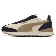 Puma 男鞋女鞋 情侶款情侶鞋情侶跑步鞋R78系列休閒鞋輕便舒適運動鞋 - 白-橡樹棕-銀河灰 - 查看 5