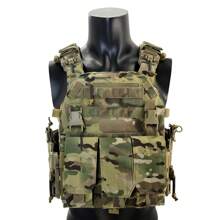 1000D Nylon Fabric Quick Releaseable  6094K Tactical Vest With Triple Magazine Pouch - Multicolor - View 5