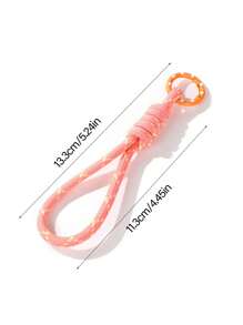 1条可爱撞色手机挂绳编织短钥匙扣，手机吊坠，水杯挂绳，材质舒适，经久耐用不易断裂，适合工作、旅行、通勤、购物、居家使用，可赠送朋友、家人、同事，亦可作为节日礼物或纪念品。 - 彩色 - 查看 11