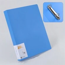 1 件 A4 文件夹，PP 塑料 2 环 D 形活页夹，办公用品文件整理器，返校，学校用品