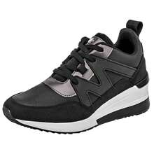 TENIS MUJER TENIS CON PLATAFORMA - Negro - View 1