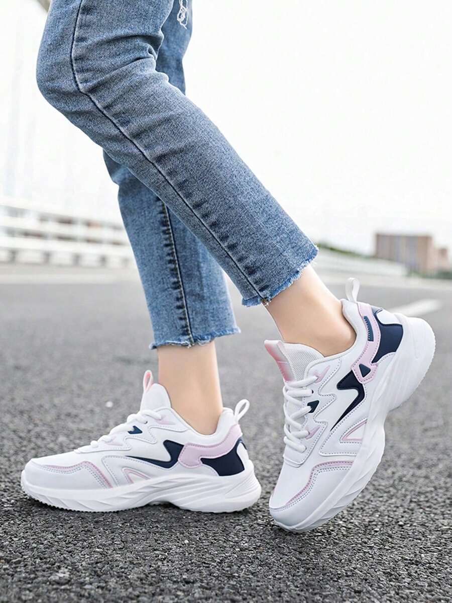 Spring Autumn Casual Lightweight LaceUp Plus Size Waterproof Ladies