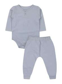 Conjunto bebê Body + Calça Saruel