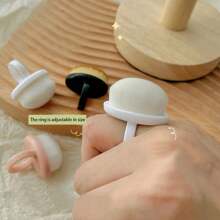 指甲环指甲除尘刷、指甲刷、软毛指甲刷卸妆刷、指甲刷清洁工具、指甲刷、清洁指甲的指甲刷、日常化妆刷，更方便省时，呵护手指（粉色、白色、黑色）