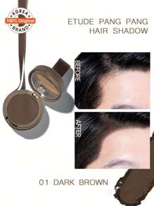 ETUDE Pang Pang Hair Shadow - Root Touch-Up & Volumizing Powder | Quick Fix For Thinning Hair, Natural Look, Travel-Friendly