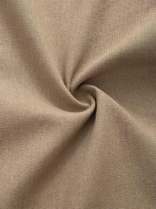 GOLDREDY 男士休闲时尚长袖西装领长裤两件套，适合休闲外出，宽松版型，简约风格，男士必备，适合斋月穿着，简约时尚两件套 - 駝色 - 查看 5