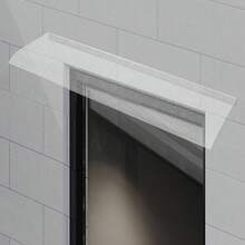 PC Front Door Window Awning Canopy Sun Shade Rain Cover UV Protect Patio Canopy - Clear - View 3