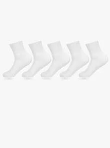 2-20pairs Middle-Aged & Elderly Loose Top Wide Mouth Crew Socks, Comfortable & Breathable, Fall - Multicolor - View 3