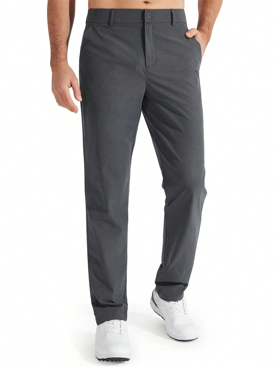 Libin 男友风男士运动裤，高尔夫运动裤，家居裤，日常休闲裤 - 灰色 - 查看 1