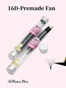 一盒600支，10D/12D/14D/16D/18D/20D 散装预制浓密睫毛，0.05mm 厚度，C 卷度，俄罗斯仿貂毛睫毛，长度 8-15mm - C - 查看 50