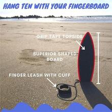 Finger Surfboard Fingerboard Toy For Wind Mini Surf Board Surfers Birthday Gift Mini Surfboard For Party Favors Toys - Multicolor - View 11