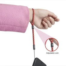 3 Peças Alças de Pulso Ajustáveis - Cordões e Alças de Pulso Universais para Telefone, Câmera, GoPro, PSP, Lanterna, Chaveiros, Unidades Flash USB e Mais - Design Confortável, Destacável e Ajustável para Segurar com Segurança Presentes para Mãe, Família, Amigos, Aniversário, Feriado, Pingente de Telefone, Corrente de Telefone