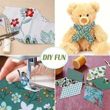 40 条 6.5*50 厘米/2.6*19.7 英寸多色卷条，漂亮花卉图案布条，适用于拼布、绗缝、缝纫、手工、DIY 娃娃衣服、玩具 - 彩色 - 查看 11