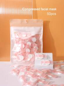 30片/50片/100片/200片压缩面膜纸DIY一次性面膜纸超薄保湿面部护理美容工具独立包装便携式旅行面膜