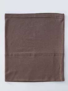 1 Peça lenço versátil de cor sólida, turbante, echarpe para mulheres, touca tubo elástica, sólida