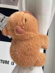 Juguete de peluche de Capibara de 18cm/7 pulgadas con sostén de cortina - Juguete de animal de peluche suave y lindo, regalo multifuncional de diseño de roedor para adolescentes y adultos, coches, bicicletas, decoración de cortinas - Multicolor - Ver 6