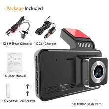 XGODY Q16 4 Inch 1080P HD Dash Cam Video Recorder Front And Rear Dual Lens Super Night Vision G-Sensor - Black - View 6