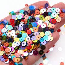 1500pcs (20g) Sequin 6mm DIY Plastic Loose Sequins Colorful Round Paillettes Decoration Sewing Wedding Dress Clothes DIY Sewing Craft Diy Embroidery Material - Multicolor - View 12