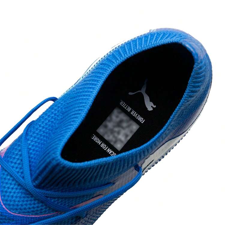 Puma 男鞋FUTURE MG短釘運動訓練比賽人草成人足球鞋 107934-01 - 藍色-白-薄荷綠 - 查看 5