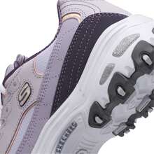 Skechers 女士厚底休闲运动鞋，泰迪熊和熊猫印花，建议订购小 0.5 码（欧码 37 及以上），款式 13143-LAV - 薰衣草色 - 查看 4